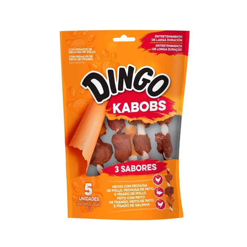 DINGO - Snack Dingo Triple Flavor Kabob Pack x5 und