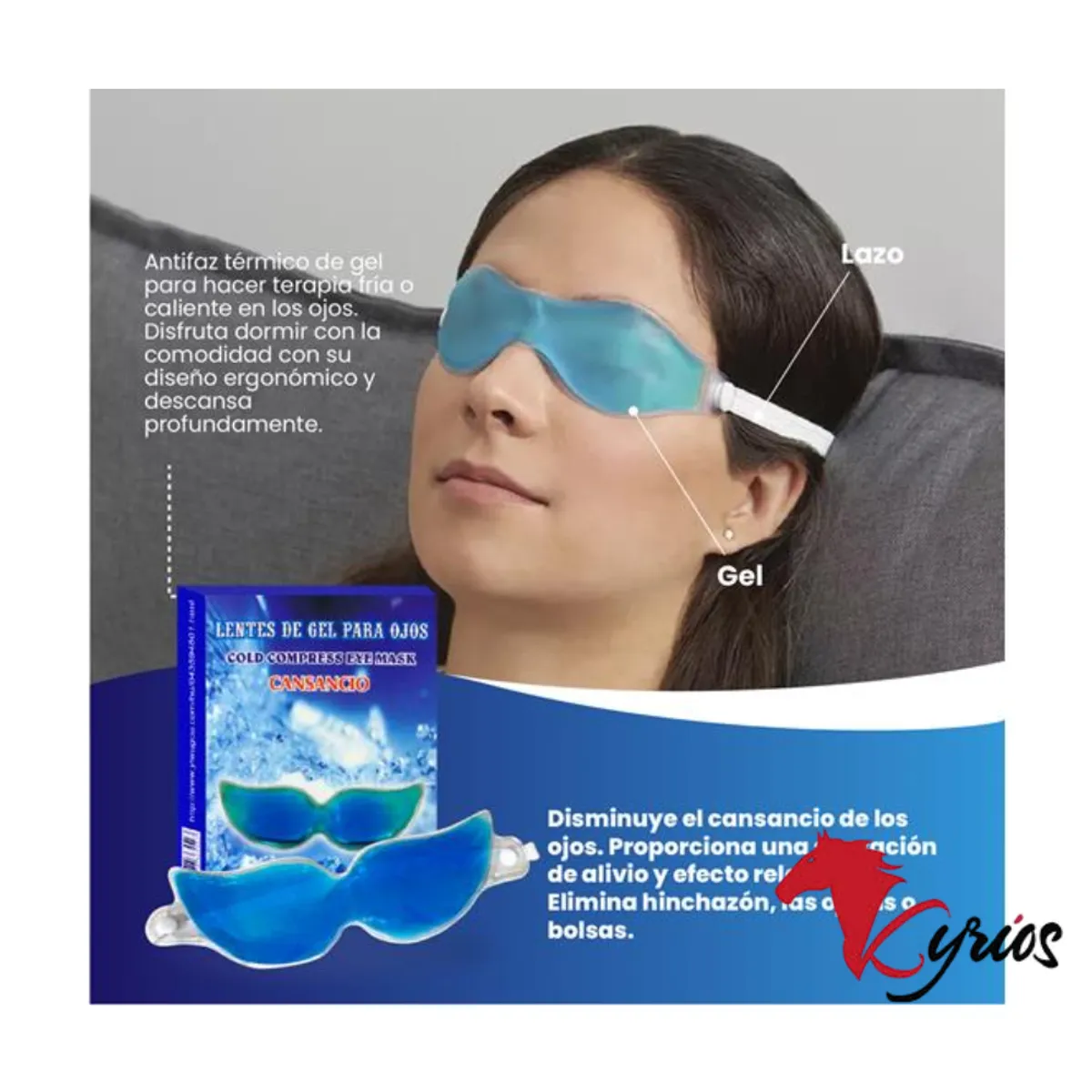 IMPORTADO MC - Antifaz de Gel para Ojeras