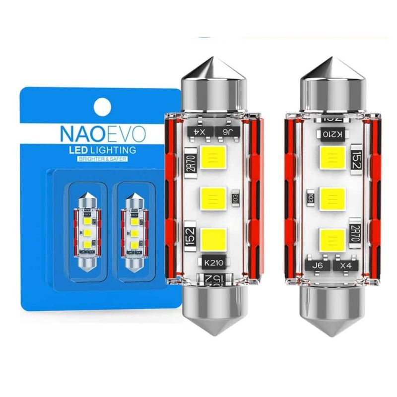 GENERICO - Set Focos Salom Led 28mm CANBUS para Interior de coche