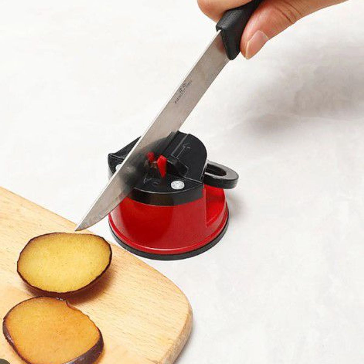 GENERICO - Afilador de Cuchillos con Base de Succión