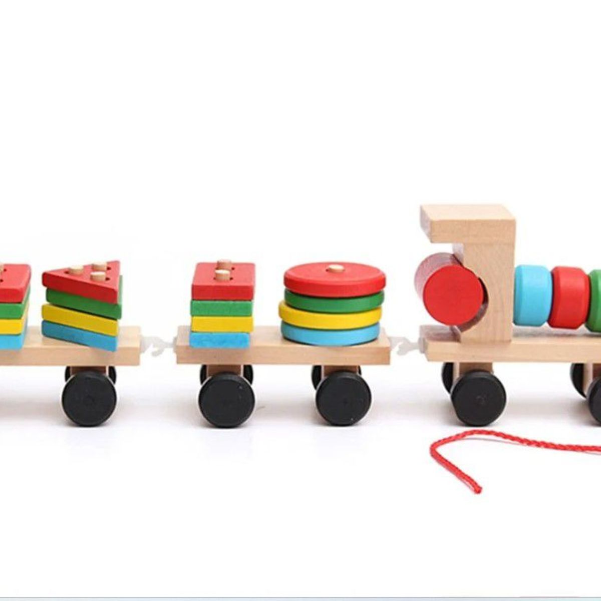 GENERICO - Tren Didáctico de Madera Montessori