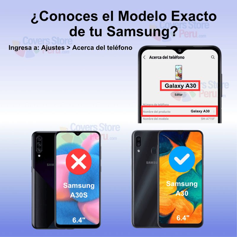 GENERICO - Mica para Samsung A30 Cerámica Anti-Espía Antishock Resistente