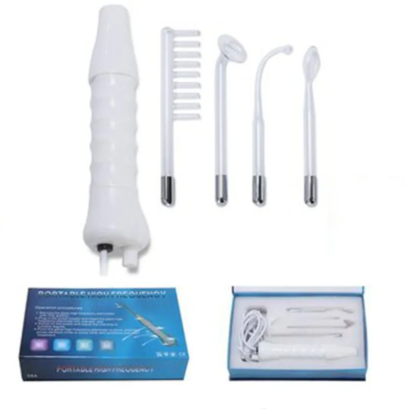 RISUTIMPORT - Masajeador Alta Frecuencia Portátil Facial 4 Accesorios