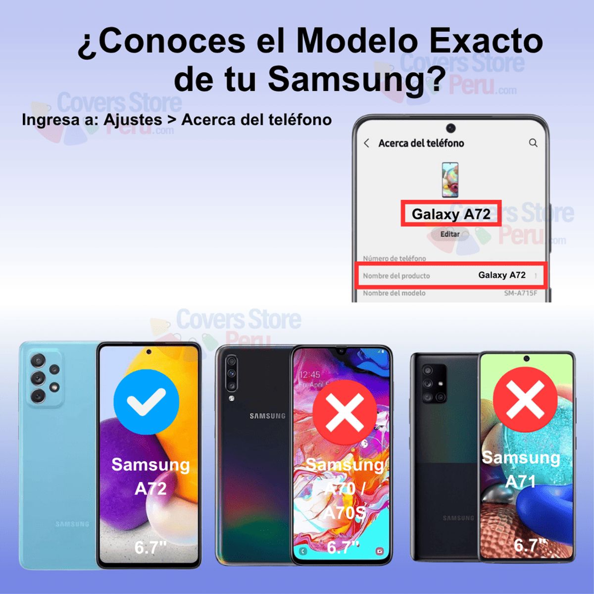 GENERICO - Mica para Samsung A72 Cerámica Anti-Espía Antishock Resistente
