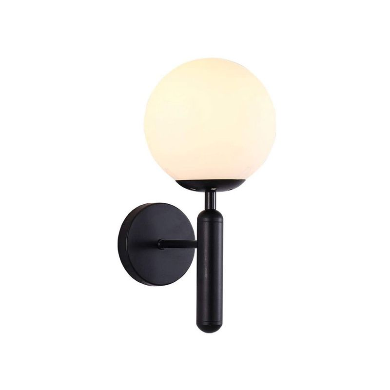 GENERICO - Aplique Lampara De Pared Alice Cuerpo Negro Vidrio Pavonado Baita