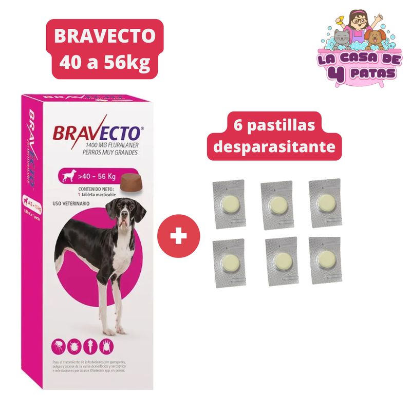 BRAVECTO - BRAVECTO 40-56 ANTIPULGAS