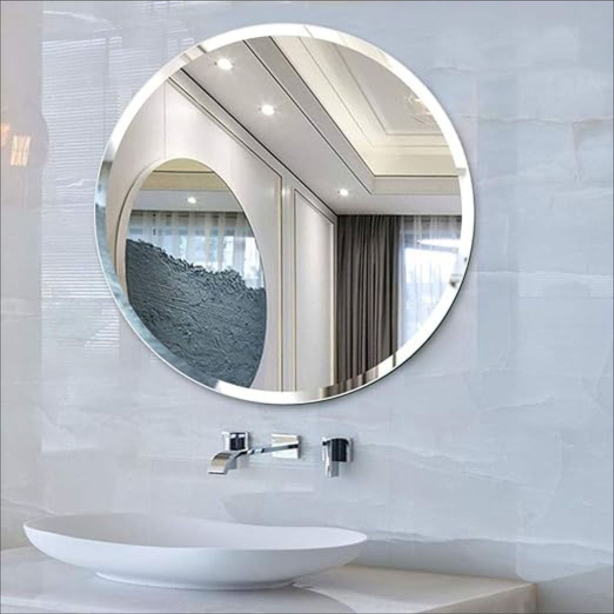 OEM - Espejo Circular Biselado 60 cm CANTU