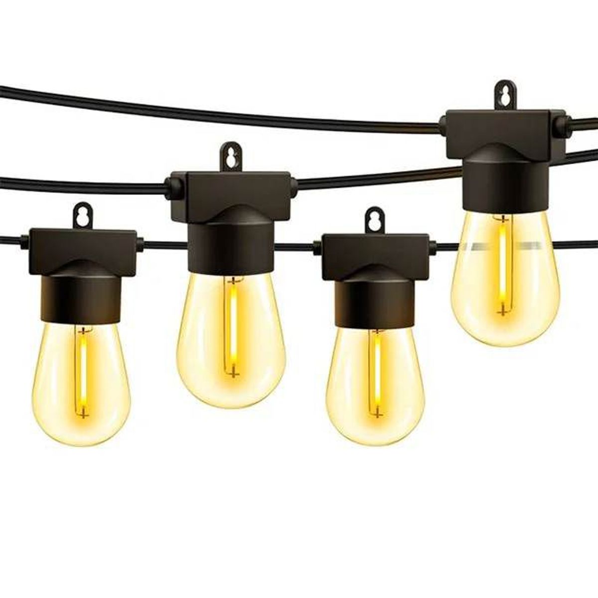 GENERICO - Guirnalda Colgante Luces Vintage 15 Bombillas 15 Metros LED Jardin 92