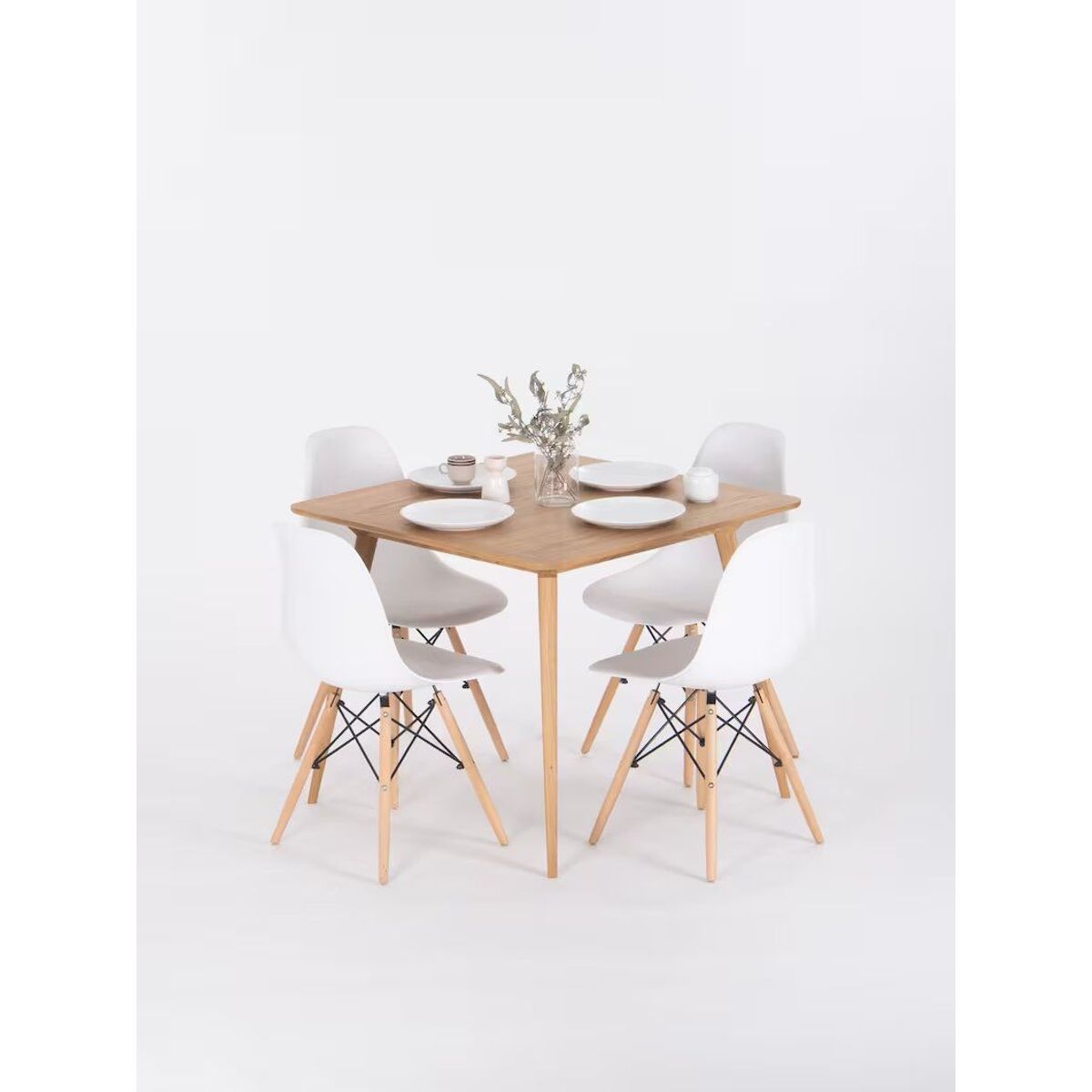 HOME PREMIUM - Juego de Comedor 4 Sillas Arsenio