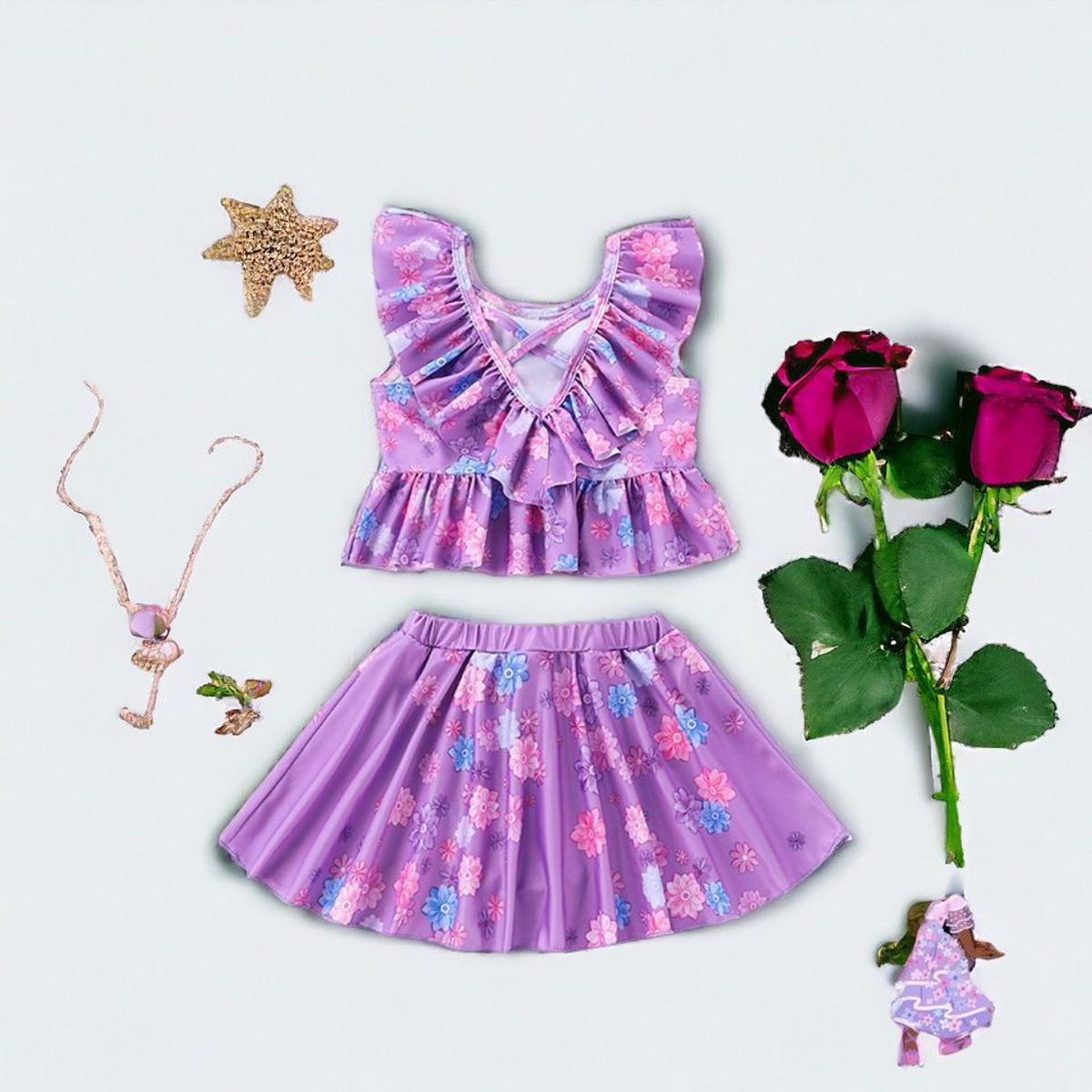 GENERICO - Traje de Baño de  Niña Bebe Encanto Isabella