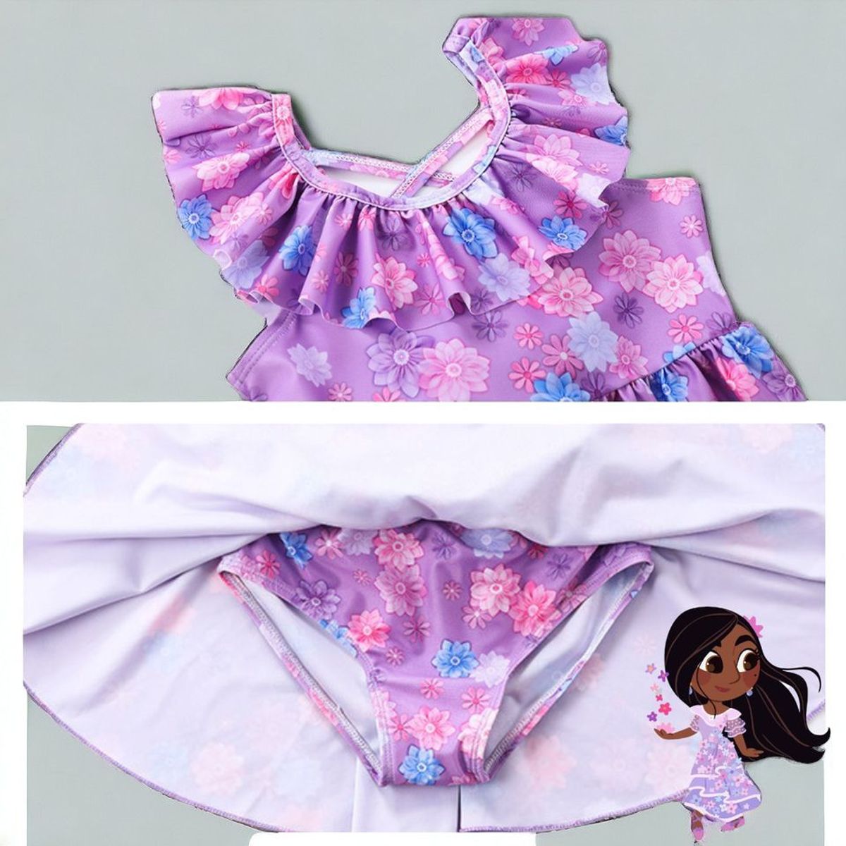 GENERICO - Traje de Baño de  Niña Bebe Encanto Isabella