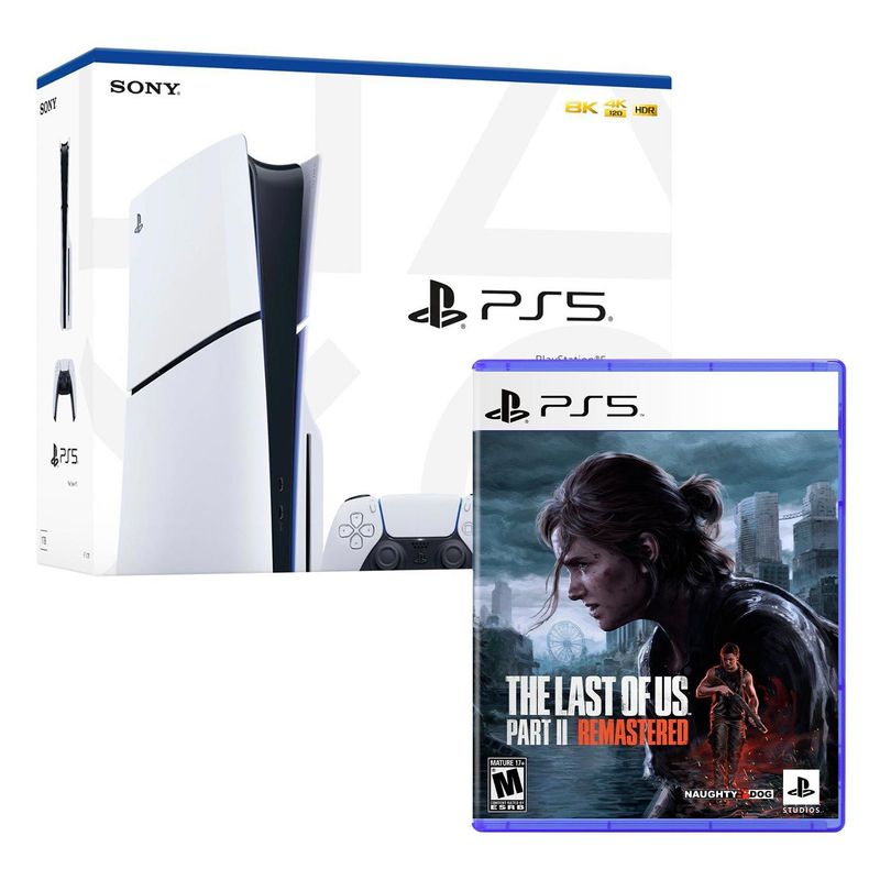 SONY - Consola Ps5 SlimCon Lector De Discos + The Last Of Us II