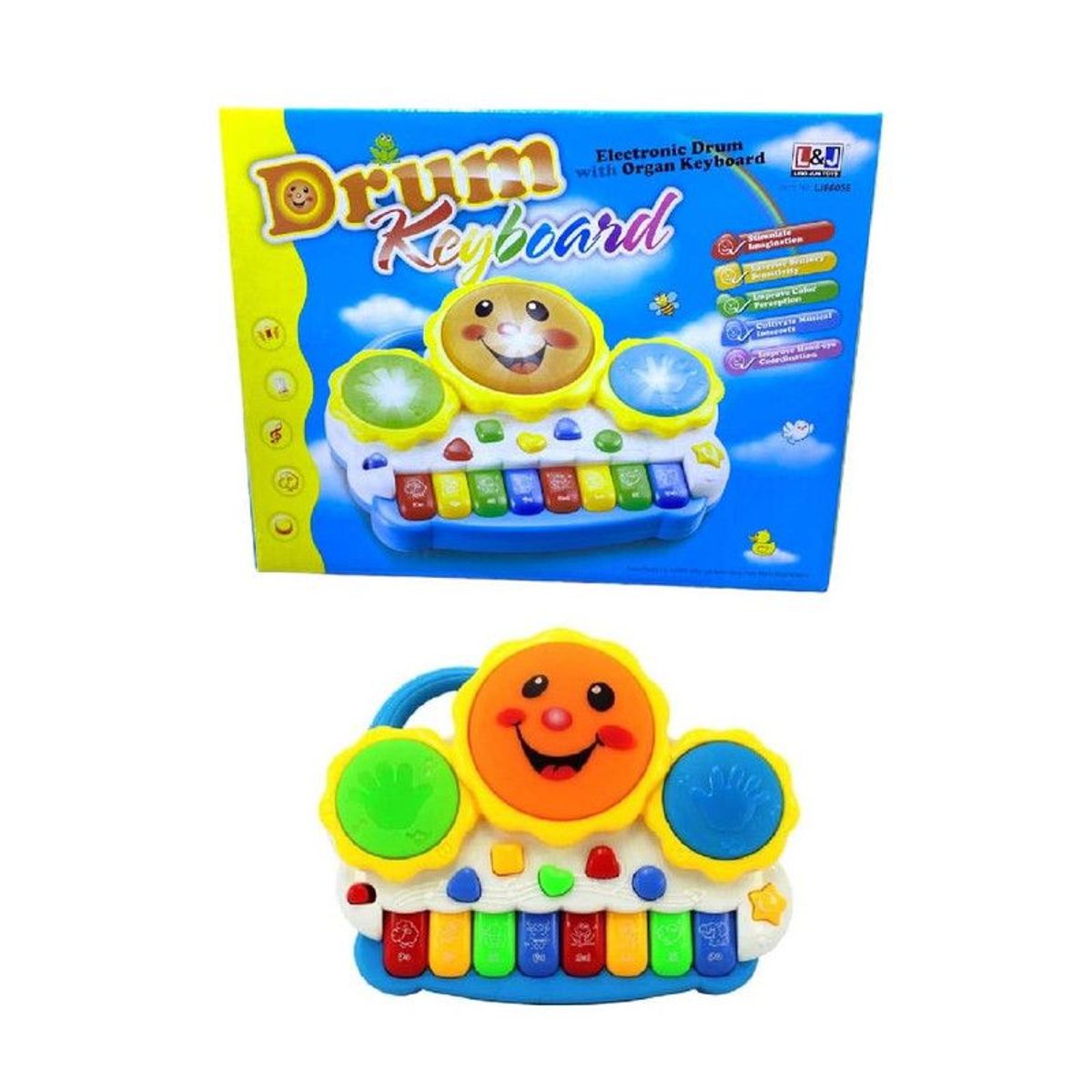 GENERICO - Juguete Didáctico Sol con Piano Musical