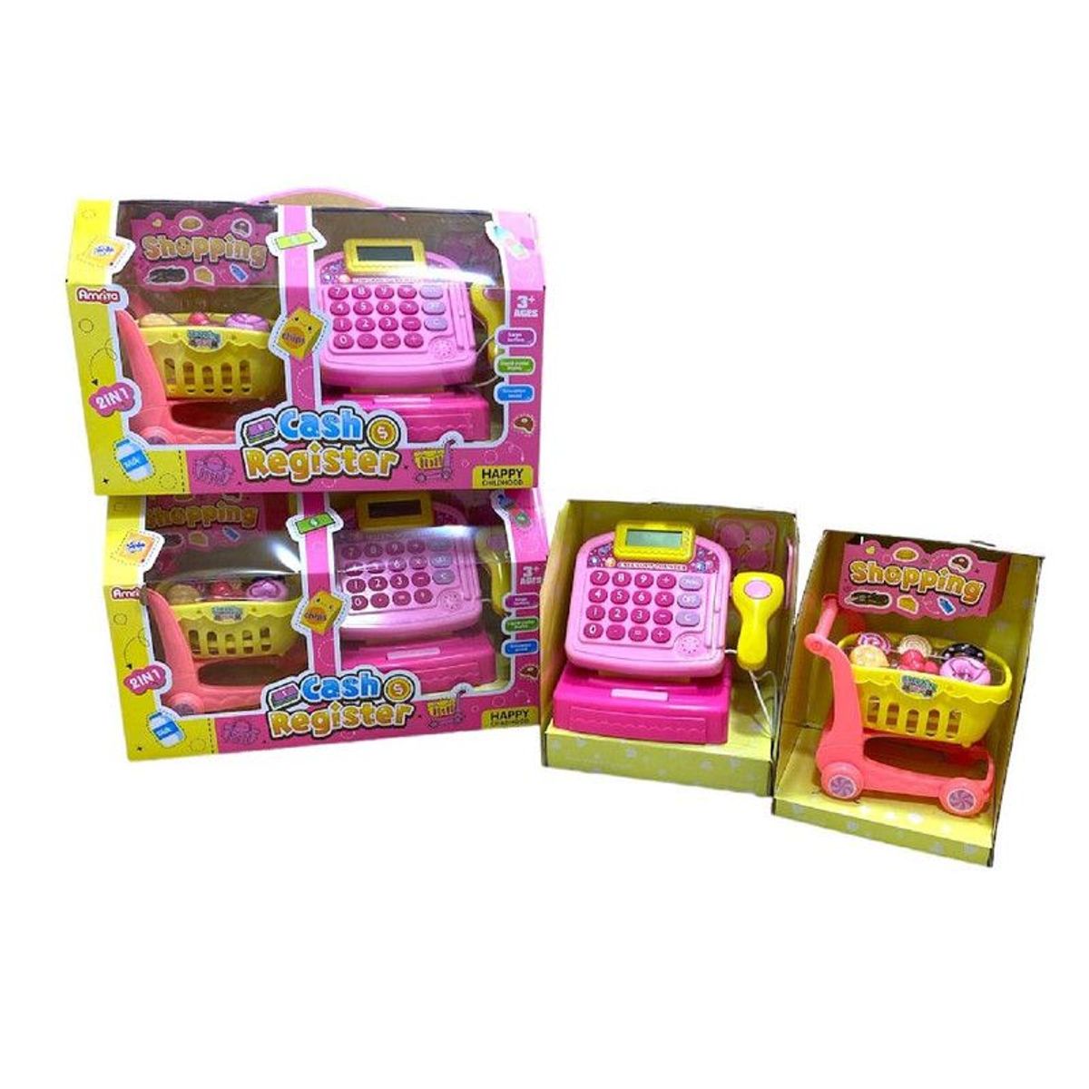 GENERICO - Juguete Didáctico caja Registradora con carrito