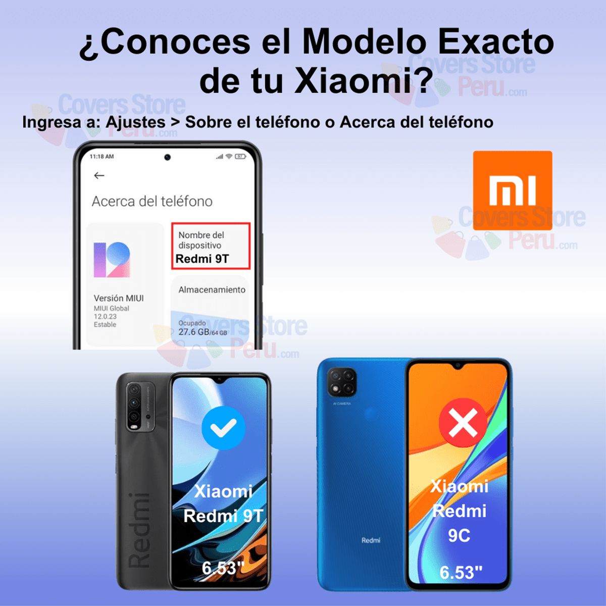 GENERICO - Mica para Xiaomi Redmi 9T Cerámica Anti-Espía Antishock Resistente