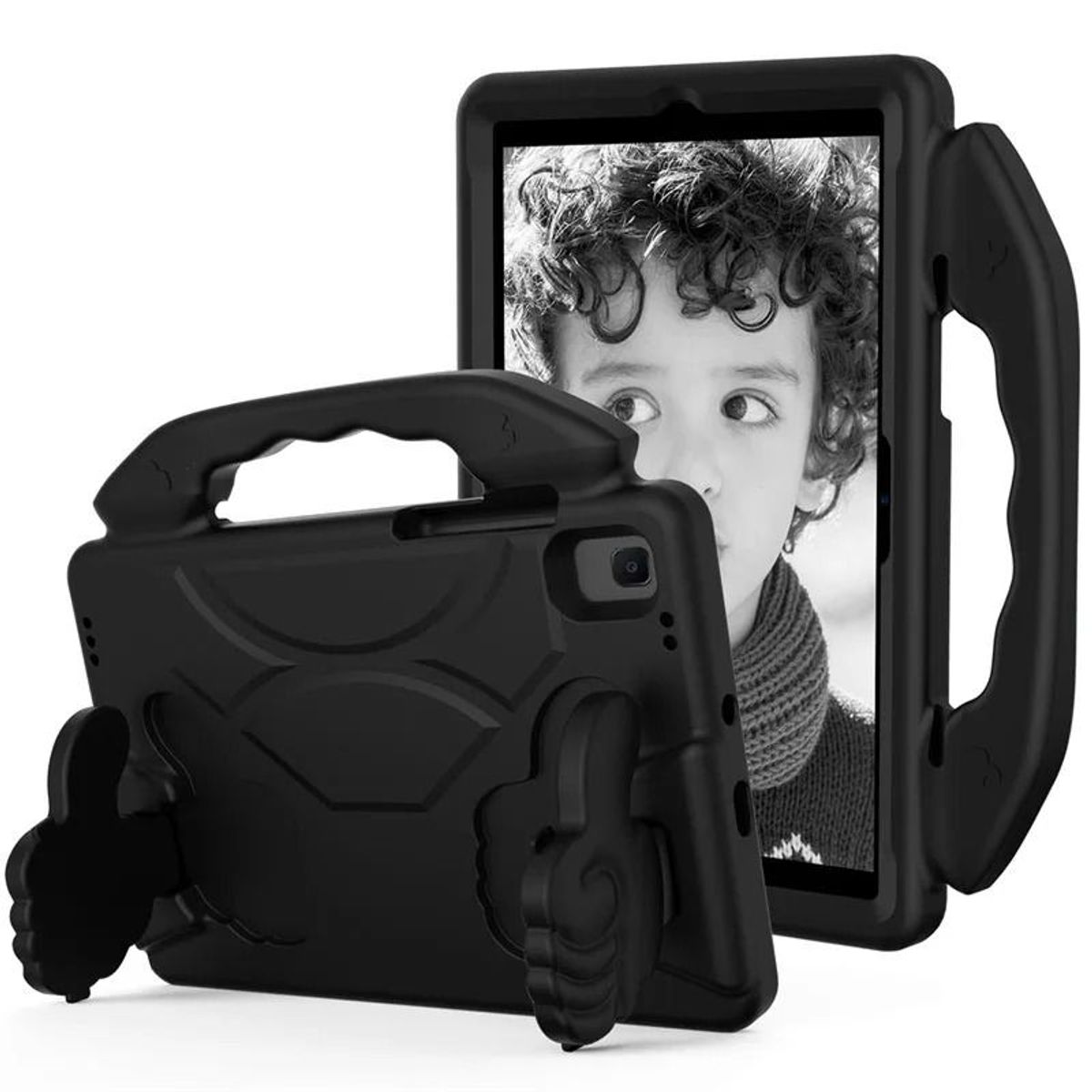 FUNDAANTIGOLPES - Funda de Goma Diseño para Tablet Samsung Galaxy tab A9 plus 11 Negro