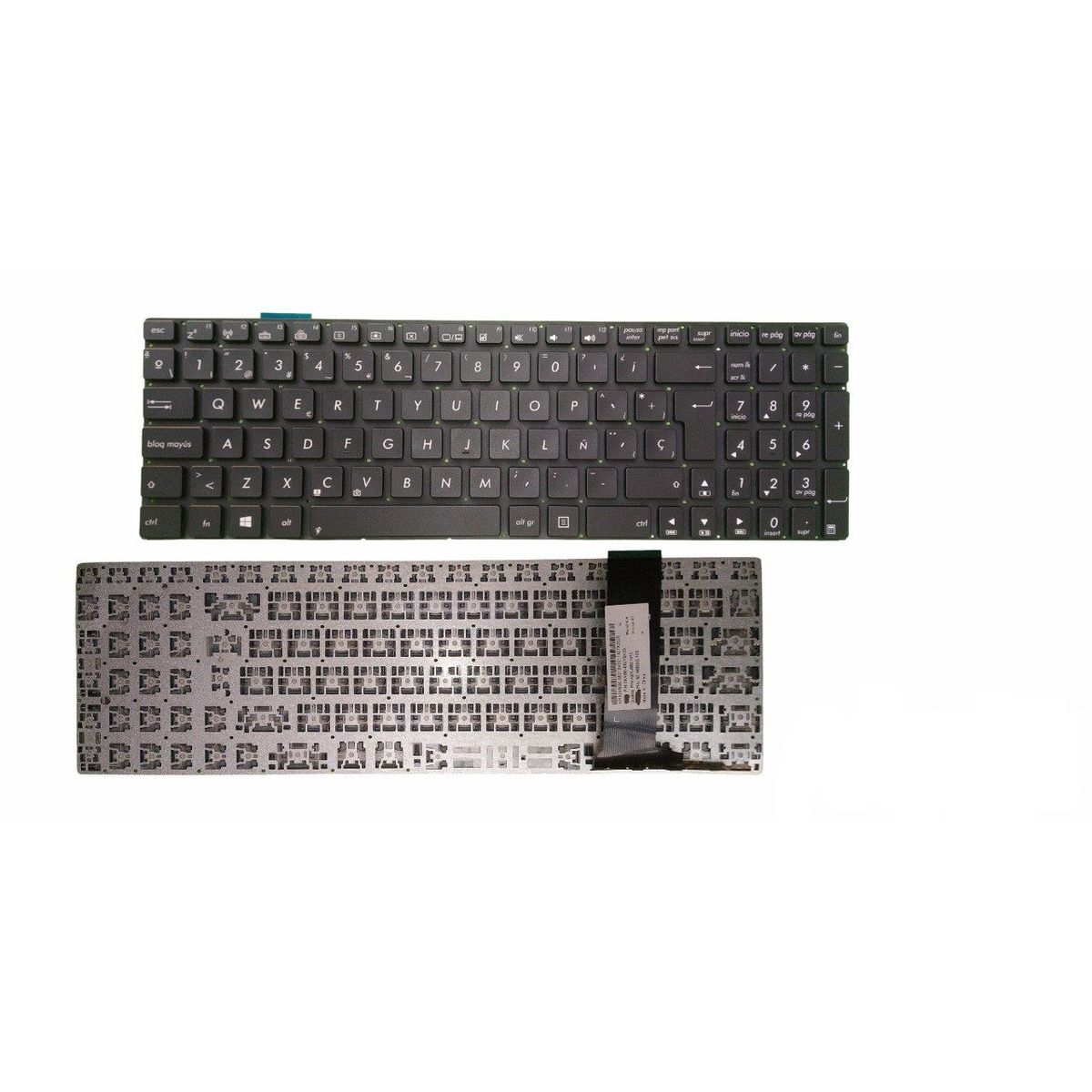 GENERICO - Teclado Asus n56 N56jk N56jn N56jr N56vb N56vj N76 N76v N76