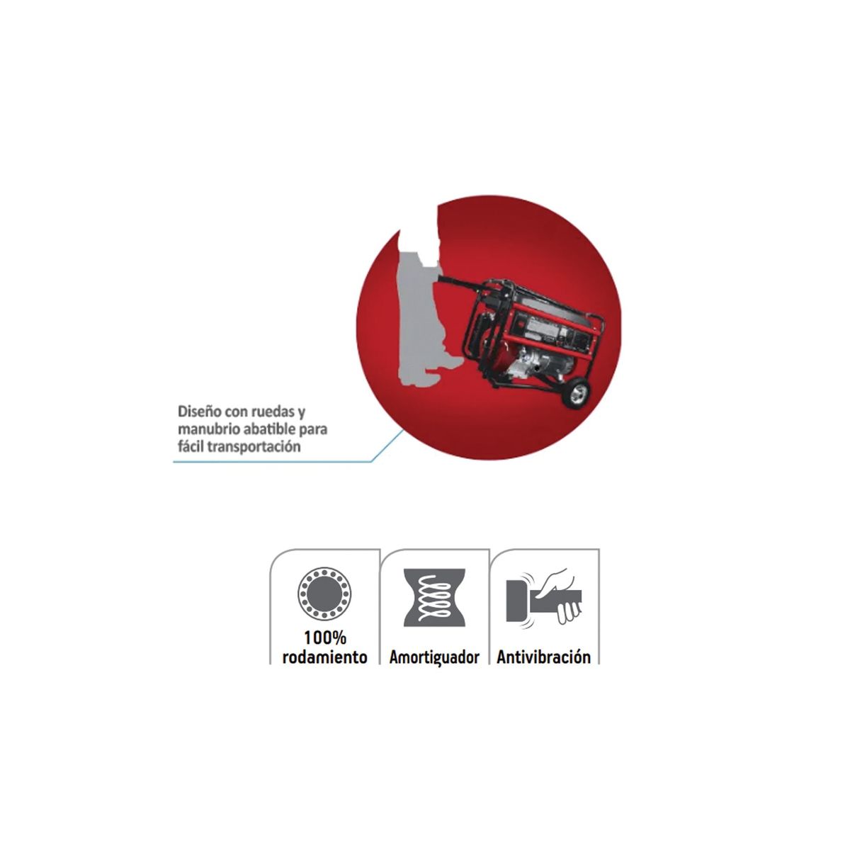 AKSI - Generador Aksi a Gasolina 8000W con Arranque Eléctrico Pro