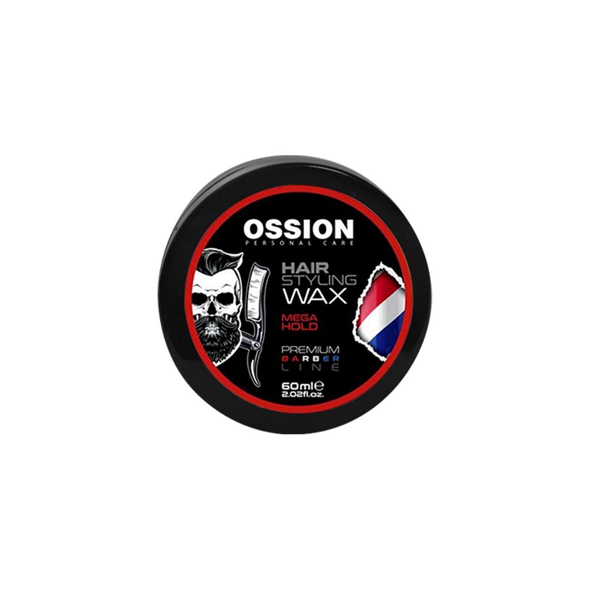 OSSION - Cera Fijadora Cabello MEGA HOLD 150gr Barbería OSSION