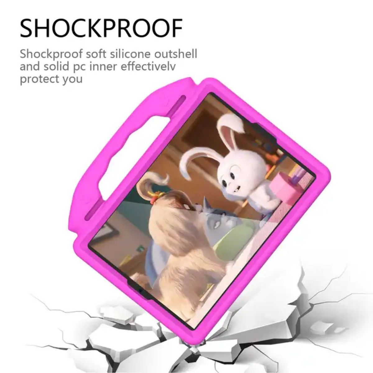 FUNDAANTIGOLPES - Funda de Goma con Diseño Like para Tablet Huawei Matepad SE 10.4 Negro