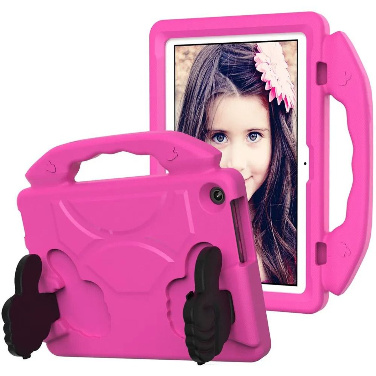 FUNDAANTIGOLPES - Funda de Goma con Diseño para Tablet Huawei Matepad SE 10.4 Fucsia