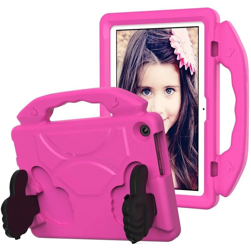 FUNDAANTIGOLPES - Funda de Goma con Diseño para Tablet Huawei Matepad SE 10.4 Fucsia