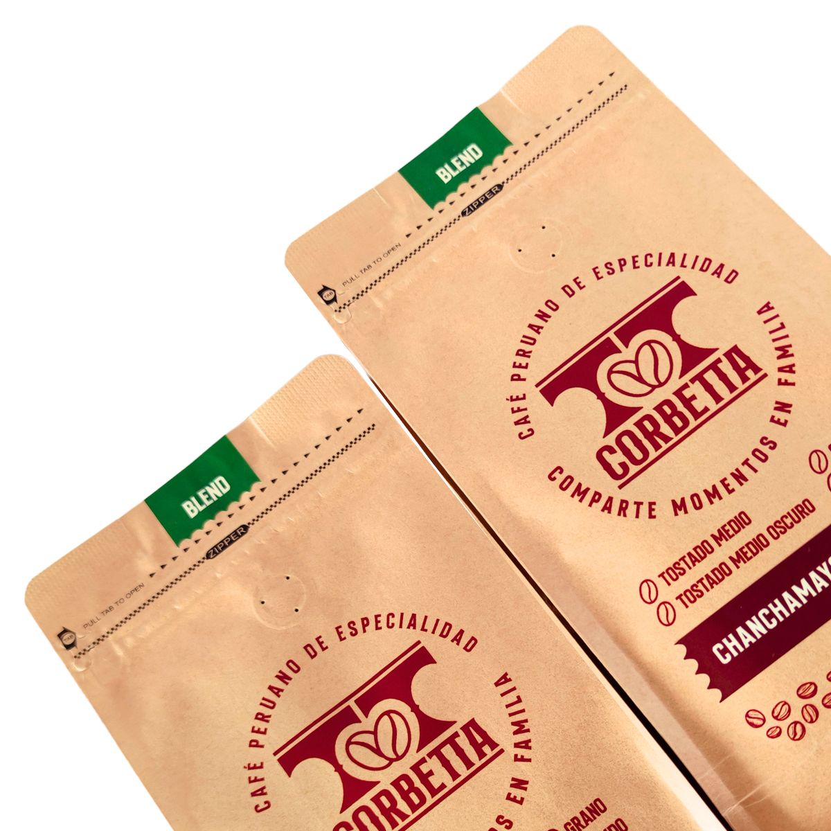 CORBETTA - Café de Especialidad Molido Pack 500 Gr Chanchamayo Blend