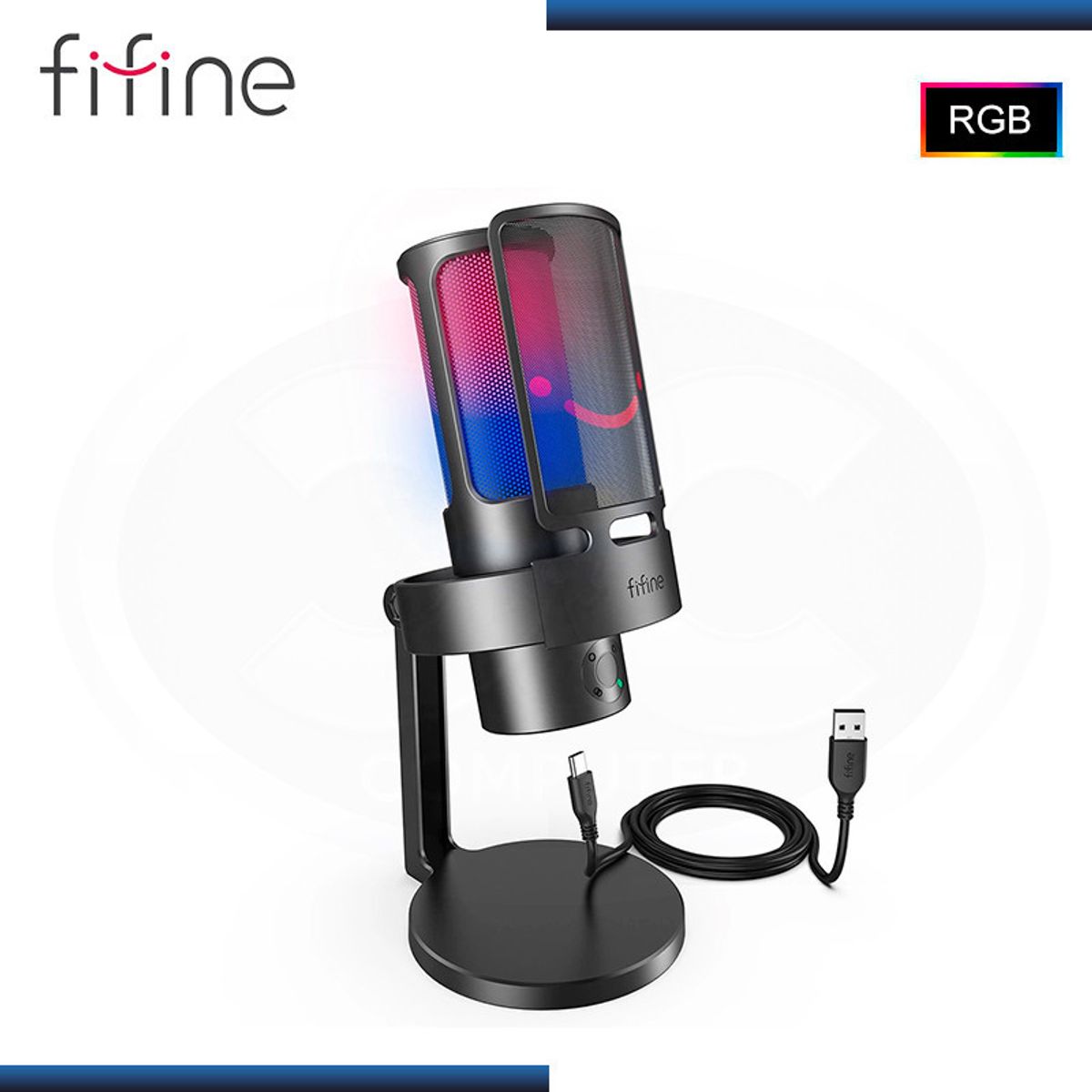 FIFINE - Micrófono Gamer Fifine A8 BLACK