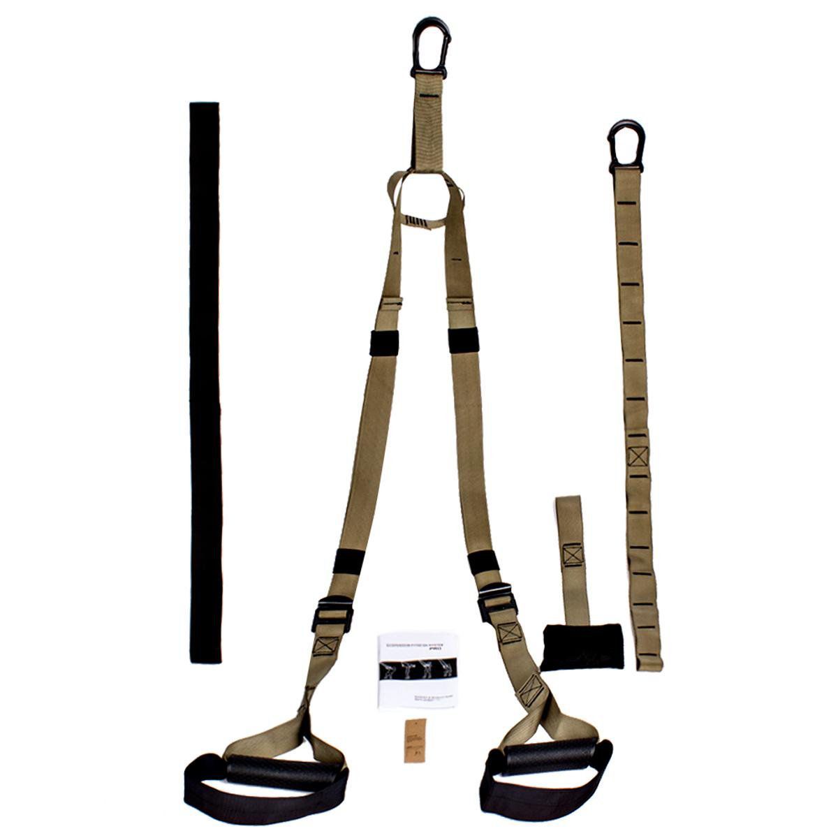 GENERICO - TRX Sistema de Entrenamiento en Suspensión Verde Militar