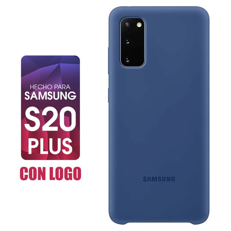 SAMSUNG - Silicone Case Para Samsung S20 Plus Azul