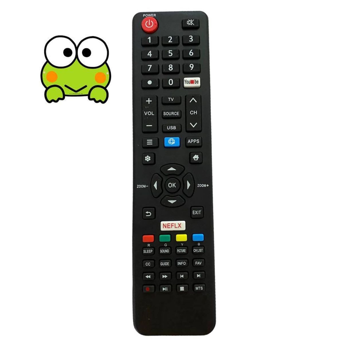 GENERICO - Control Remoto Miray Para Smart Tv 4k