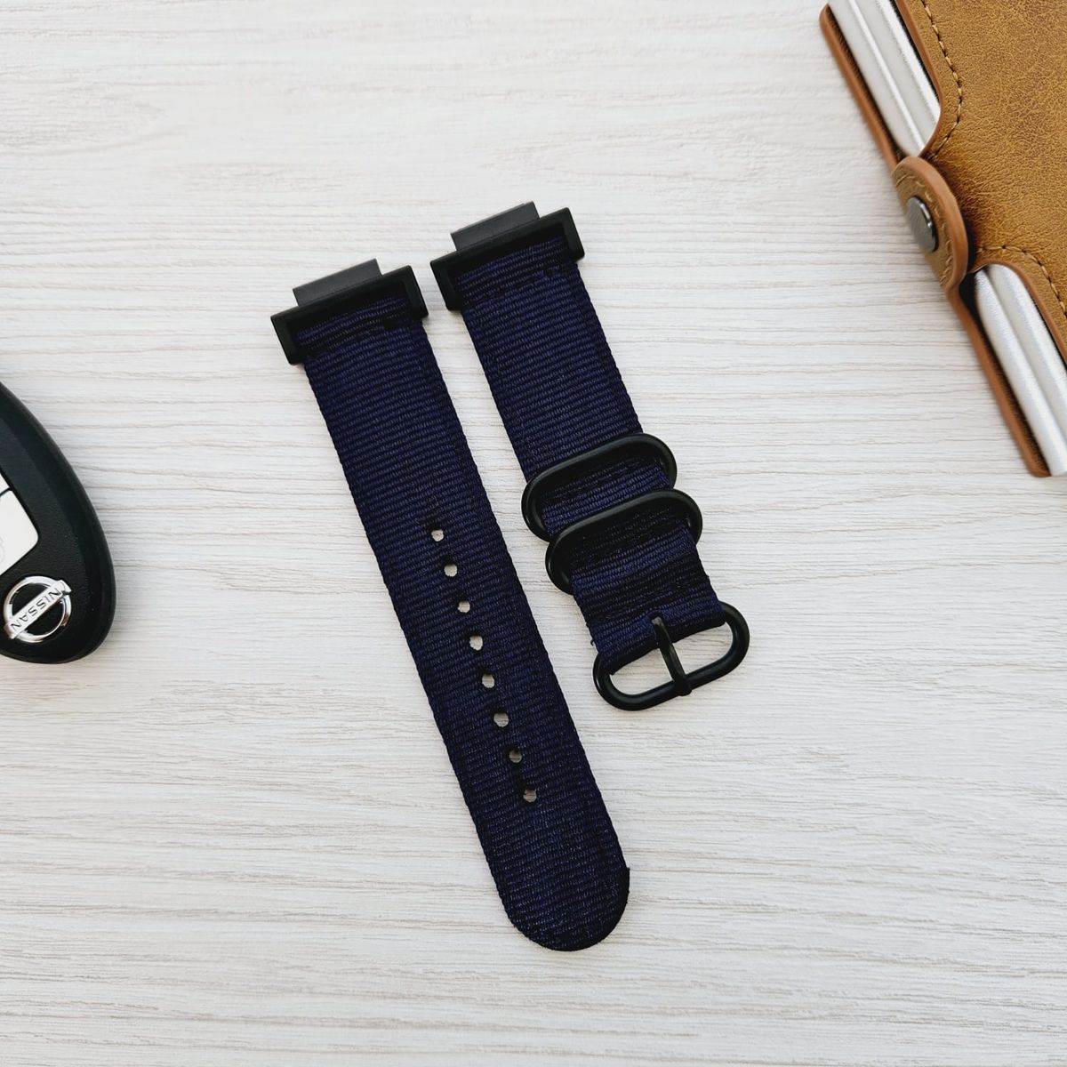 GENERICO - Correa Nylon Repuesto para CASIO G-SHOCK GA-2100 - Azul