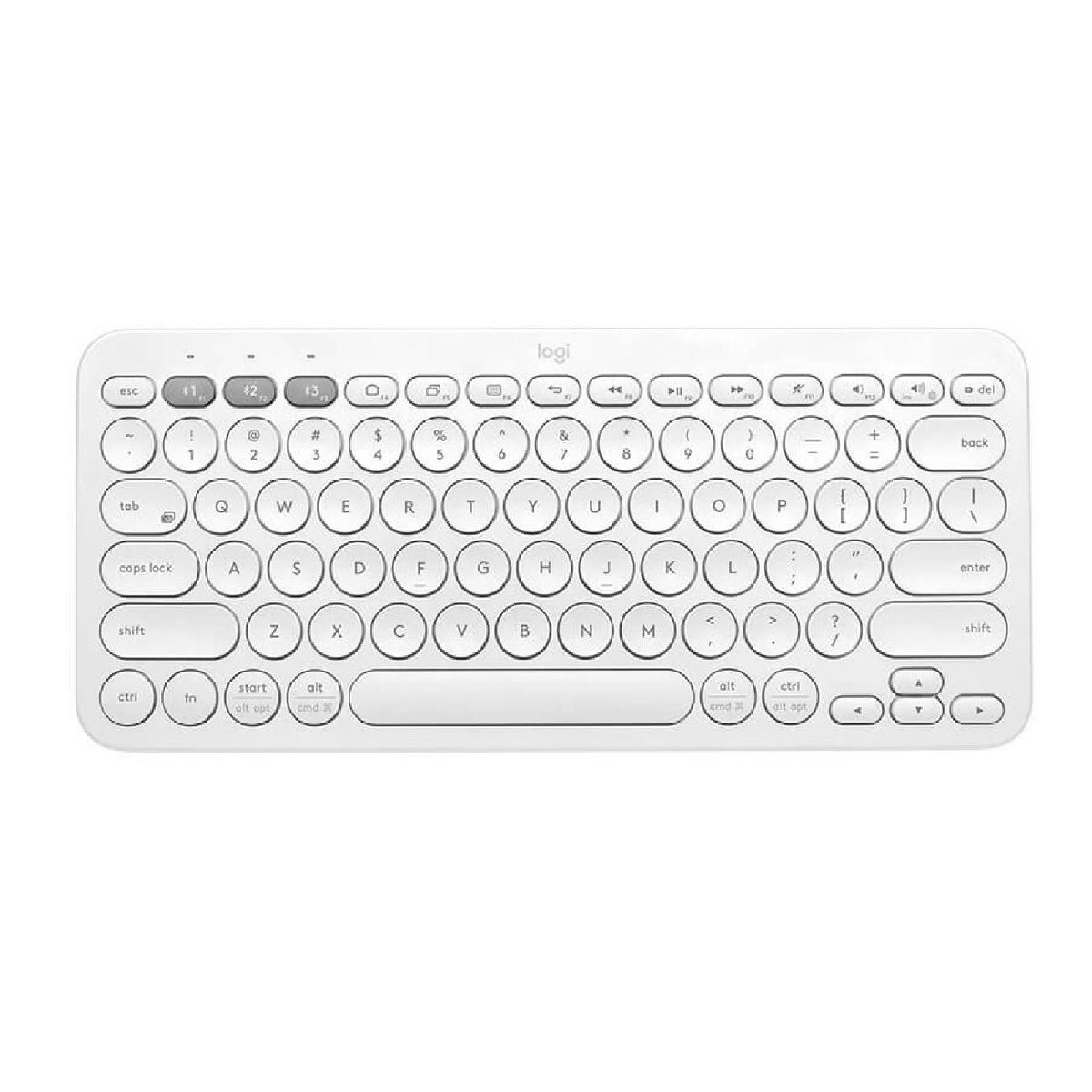 LOGITECH - Teclado y Mouse Logitech K380s Mouse M350s Bt Inalámbrico Blanco