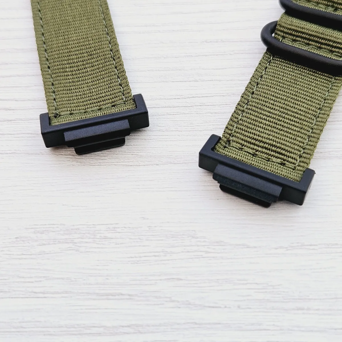 GENERICO - Correa Nylon Repuesto para CASIO G-SHOCK GA-2100 - Verde