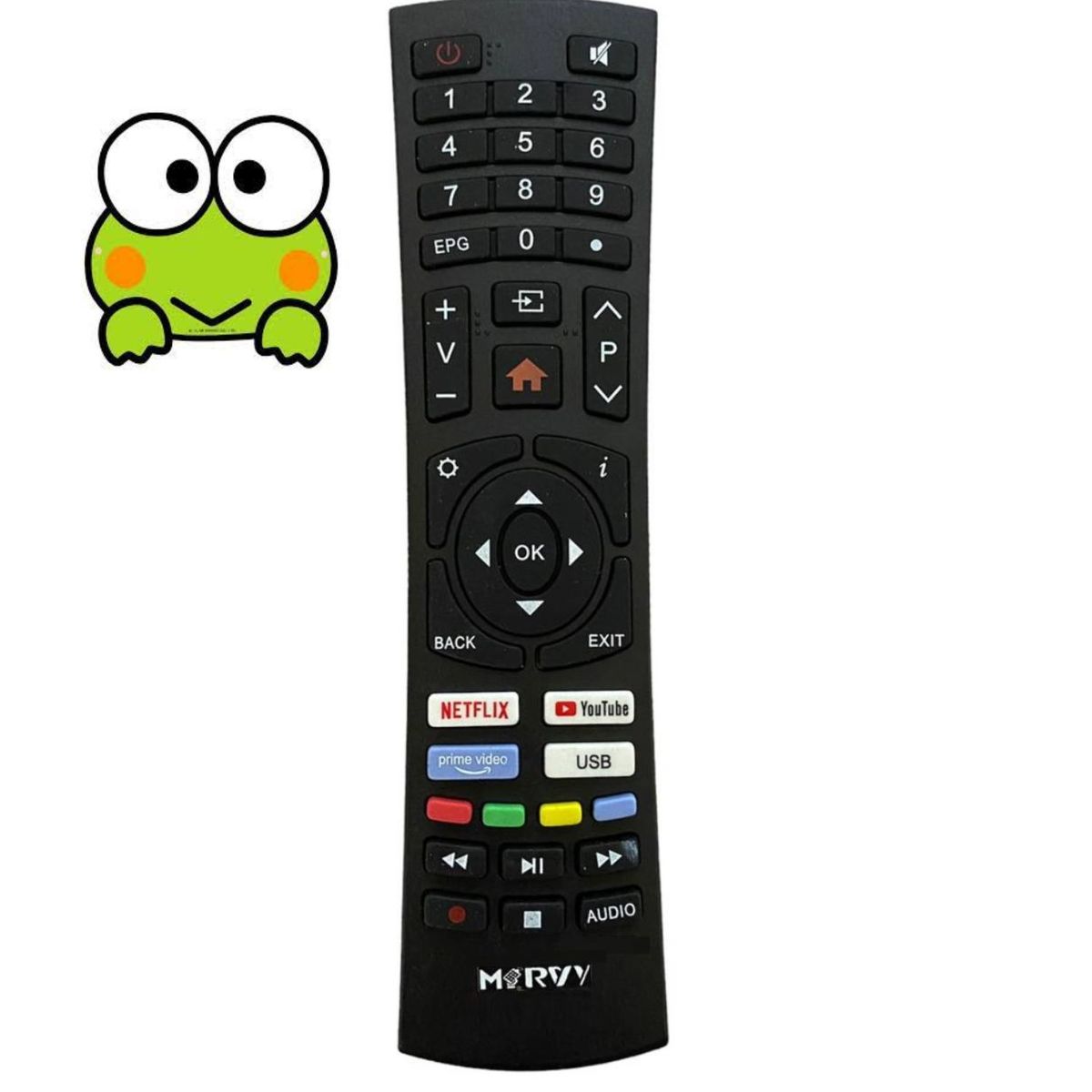 GENERICO - Control Remoto Para Tv Smart Miray Con AmazonNetflix directo