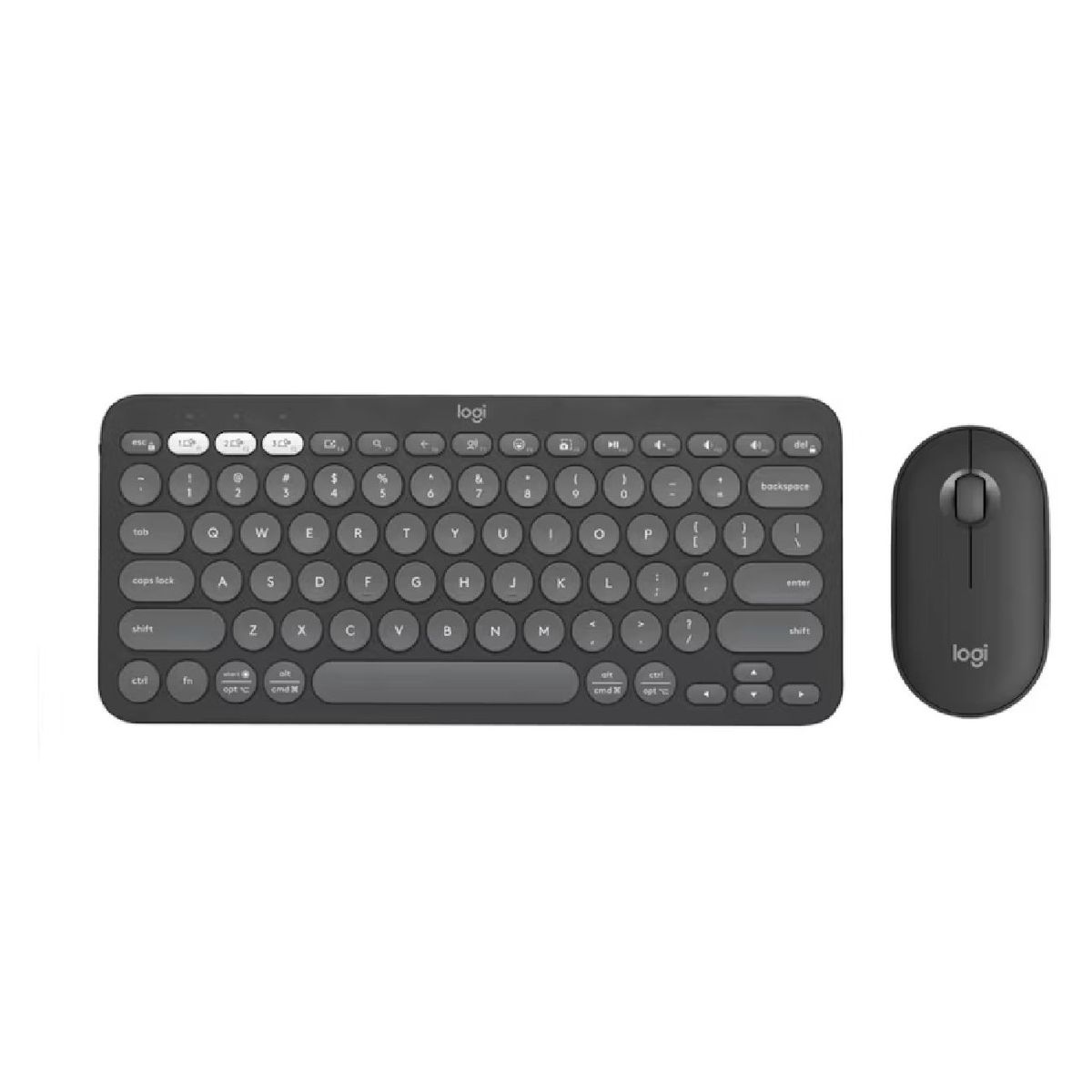 LOGITECH - Teclado y Mouse Logitech K380s Mouse M350s Bt Inalámbrico Negro