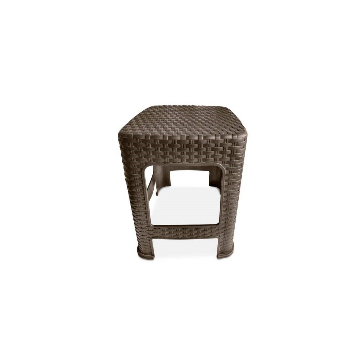 GENERICO - Banco Banquito Modelo Tipo Ratán Plástico