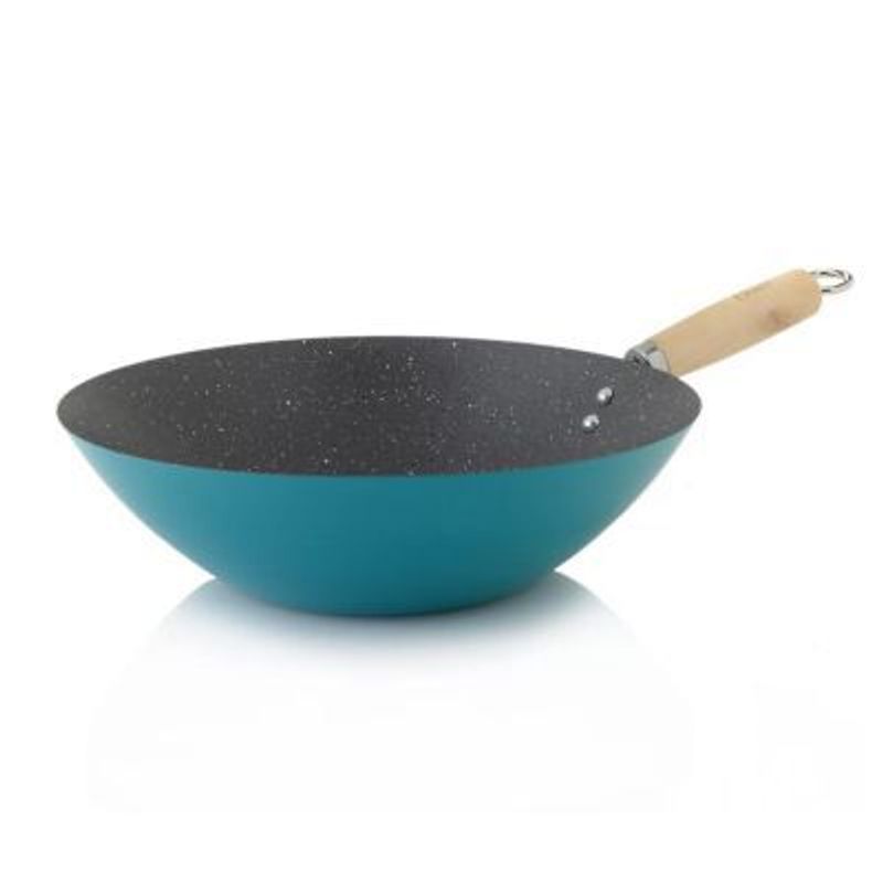 OSTER - Sartén Wok  de Carbón Steel 30cm