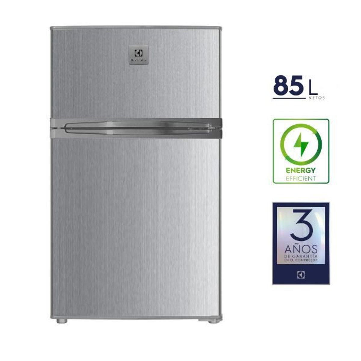 ELECTROLUX - Minibar Electrolux Dos Puertas Frost 85L Gris-ERTM87G2HQS