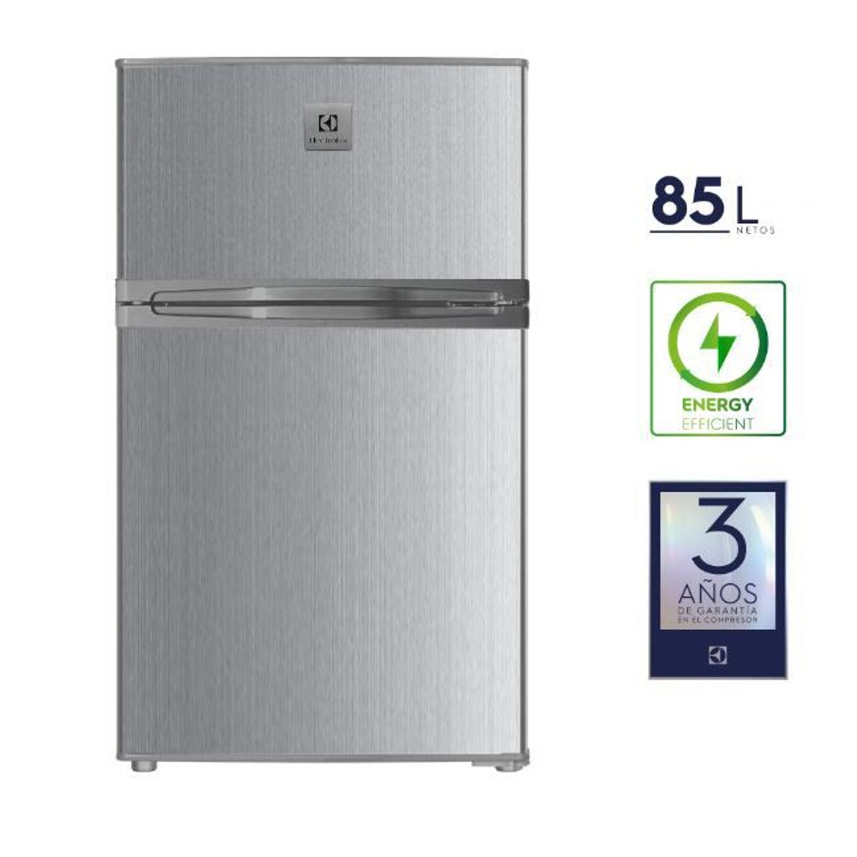 ELECTROLUX - Minibar Electrolux Dos Puertas Frost 85L Gris-ERTM87G2HQS