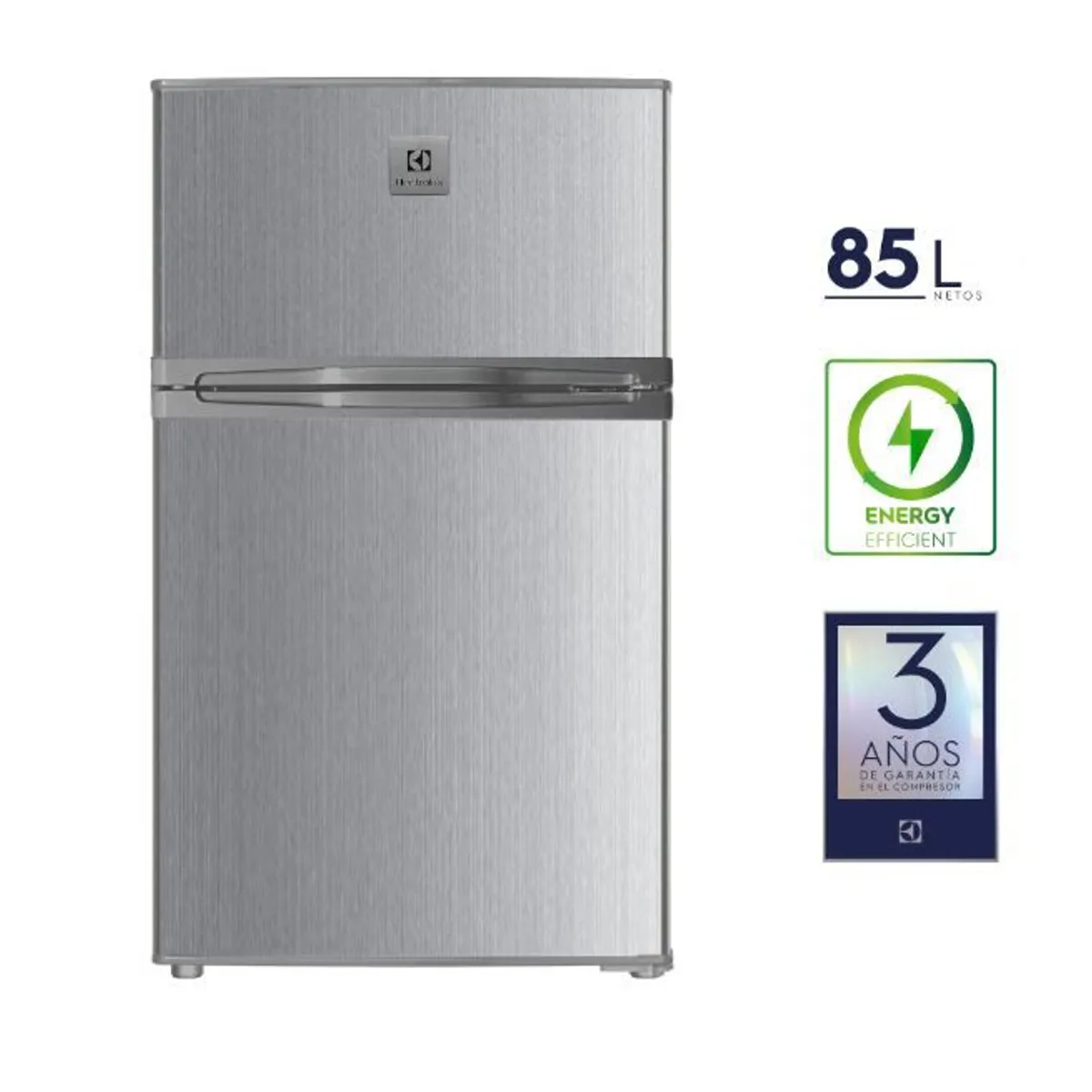 ELECTROLUX - Minibar Electrolux Dos Puertas Frost 85L Gris-ERTM87G2HQS