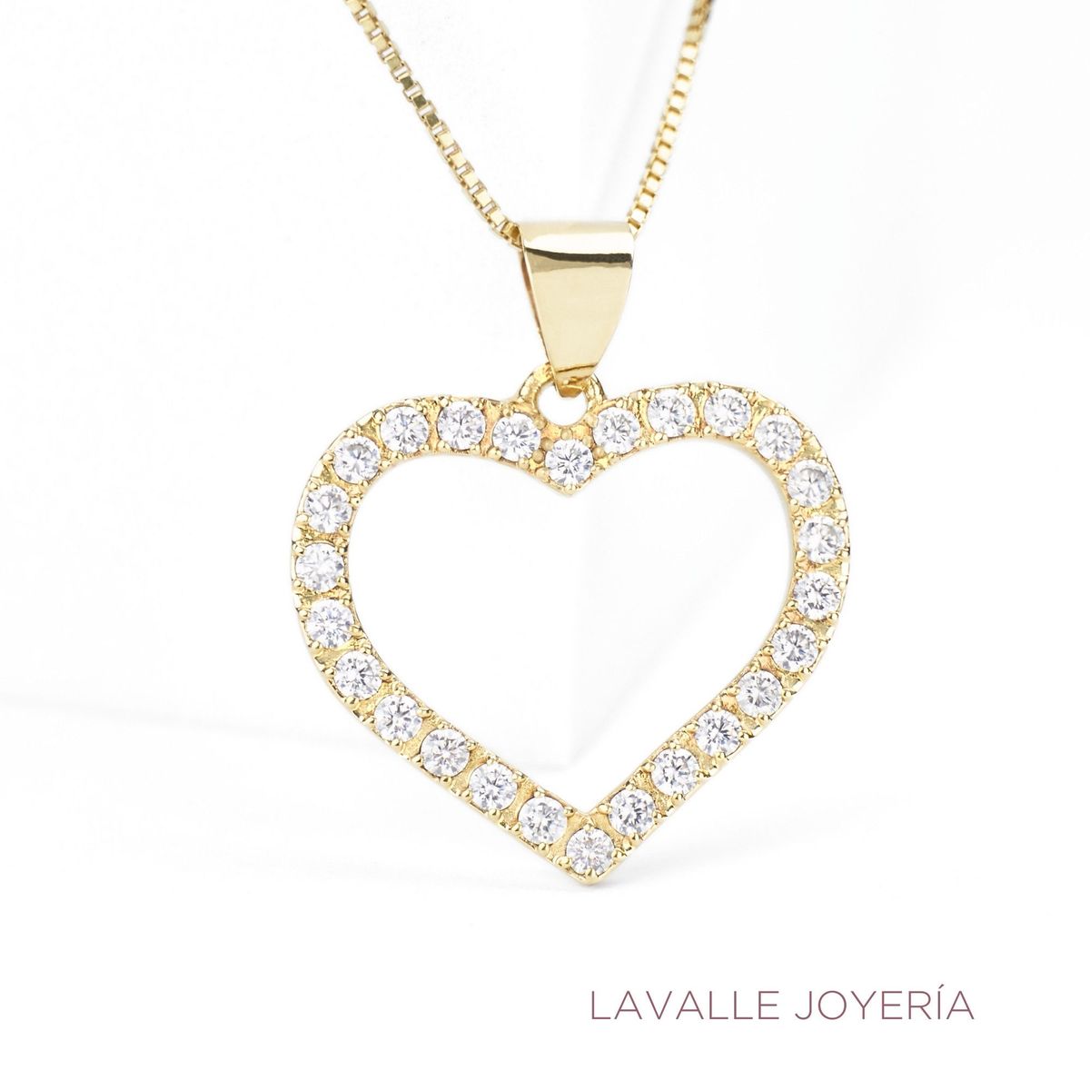 OEM - Collar de Oro 18k Corazón Lavalle Joyería