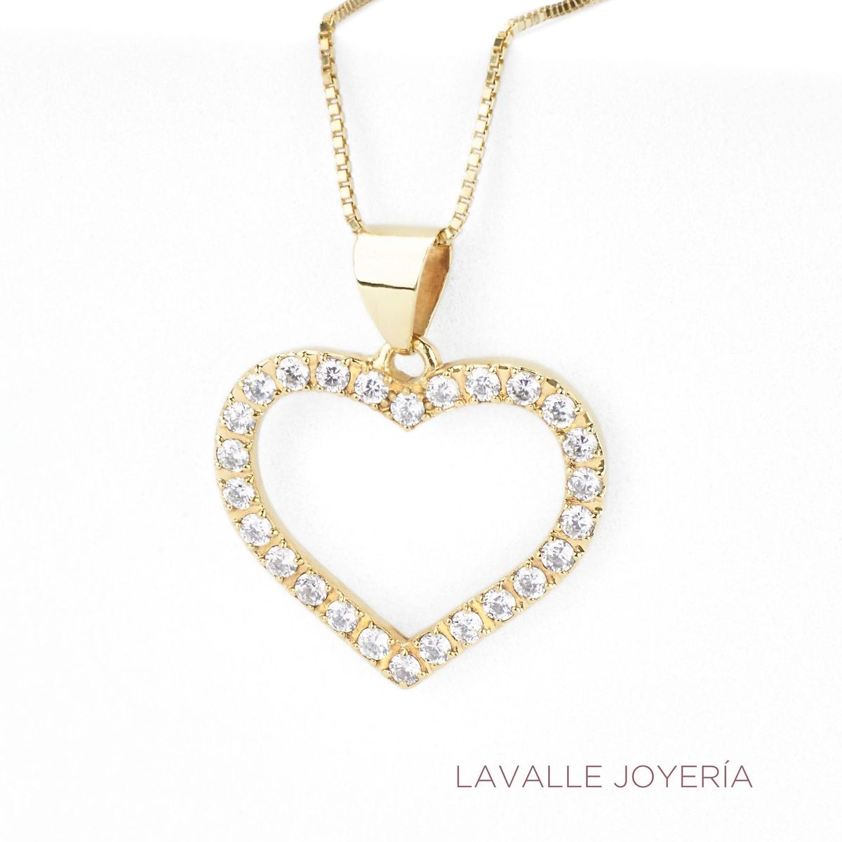 OEM - Collar de Oro 18k Corazón Lavalle Joyería