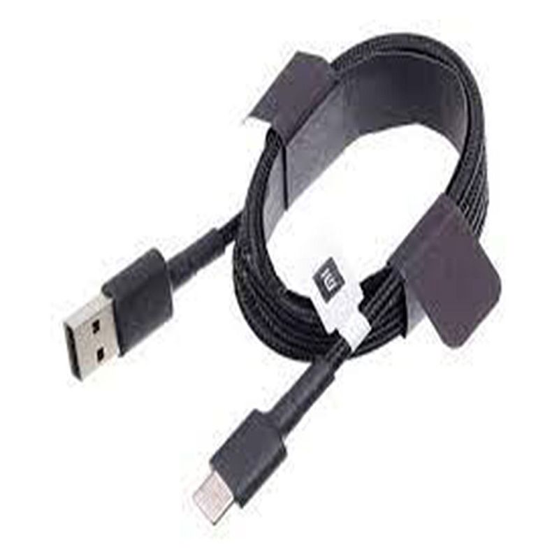 XIAOMI - Cable de datos usb tipo c mi type-c braided Xiaomi 1 metro - negro