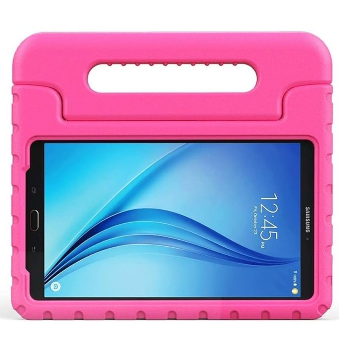 GENERICO - Funda para Huawei MediaPad T3 10 96 de Maleta Goma Rosada Resistente