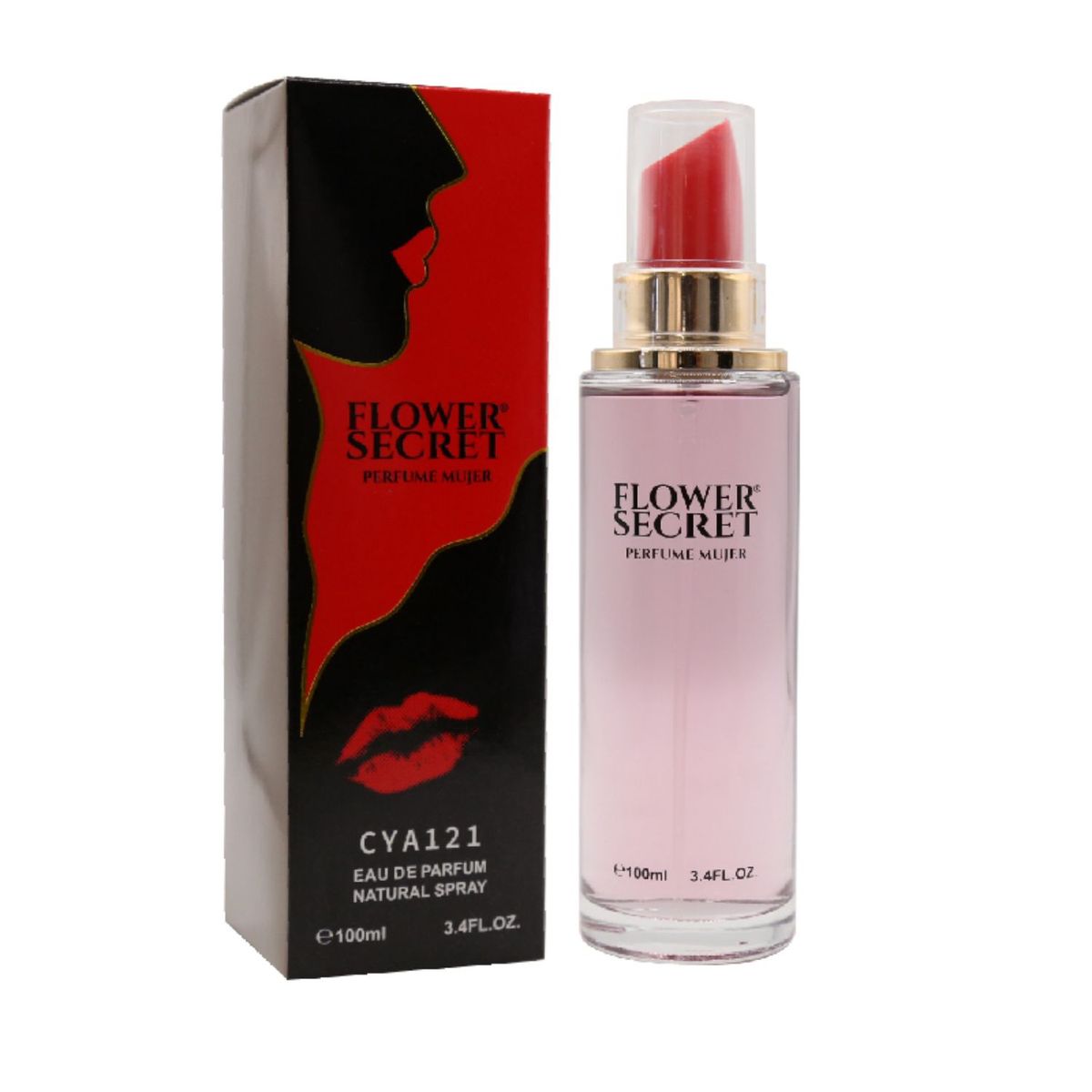 FLOWER SECRET - Perfume Mujer En Forma de Labial
