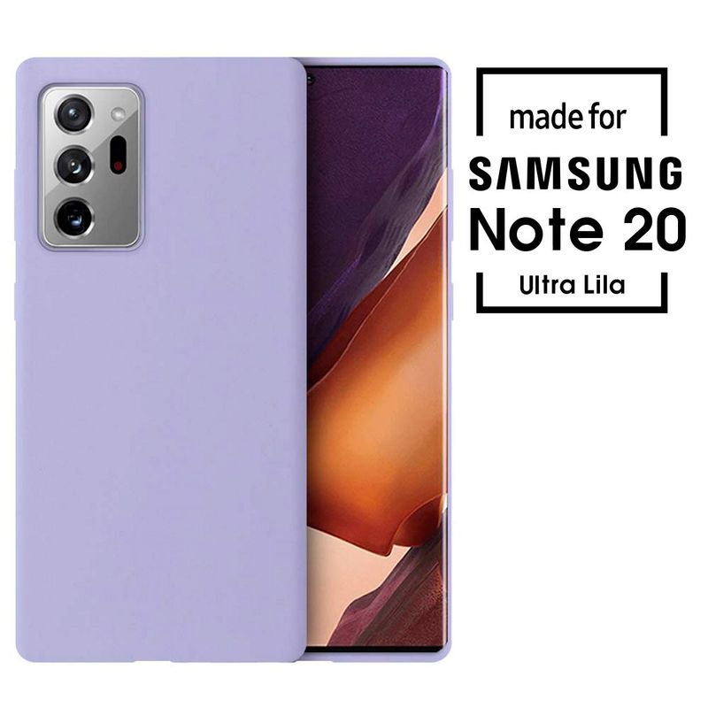 SAMSUNG - Silicone Case Para Samsung Note 20 Ultra Lila