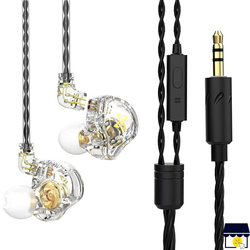 QKZ - Audifonos QKZ Q KZ AK6 Max +Bass - Transparente