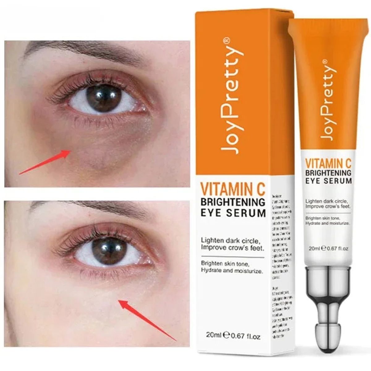 GENERICO - Crema Para Ojeras  y bolsas en los ojos  Con Vitamina C