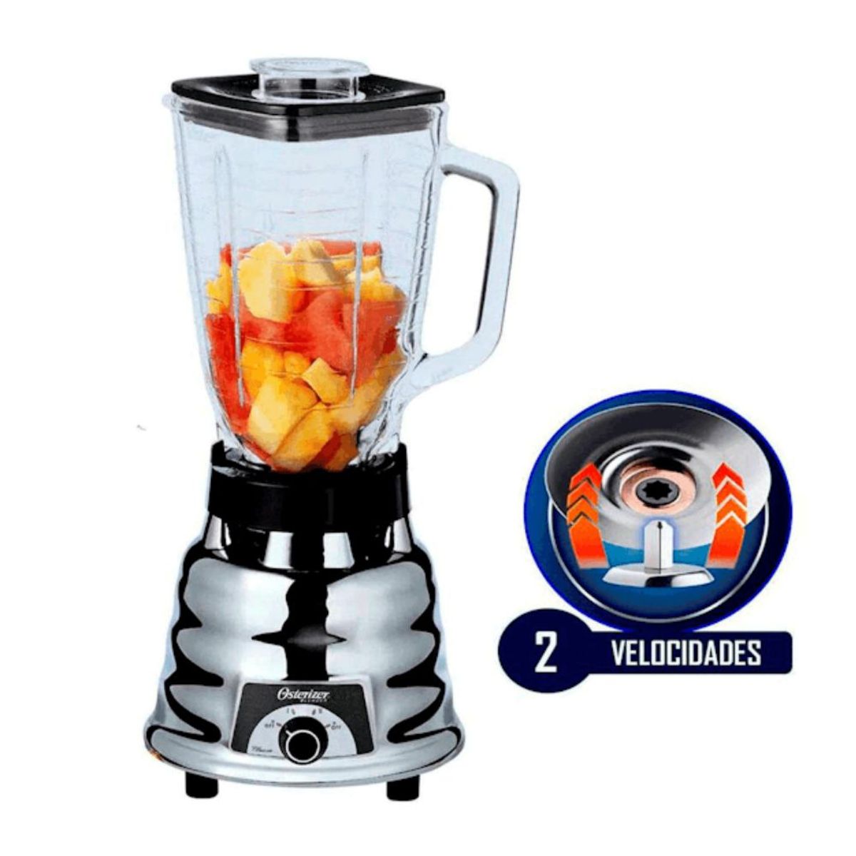OSTER - Licuadora Clásica Oster 250-22 con 2 Velocidades Resistente